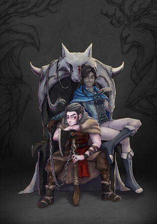 Full CG ( 2 Full Body + Props + BG )