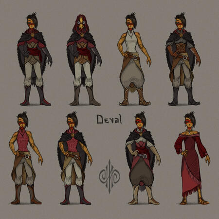 Outfit Design ( Style C - Color )