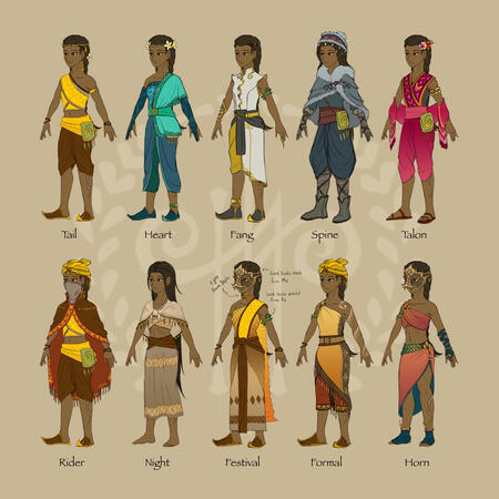 Outfit Design ( Style C - Color )